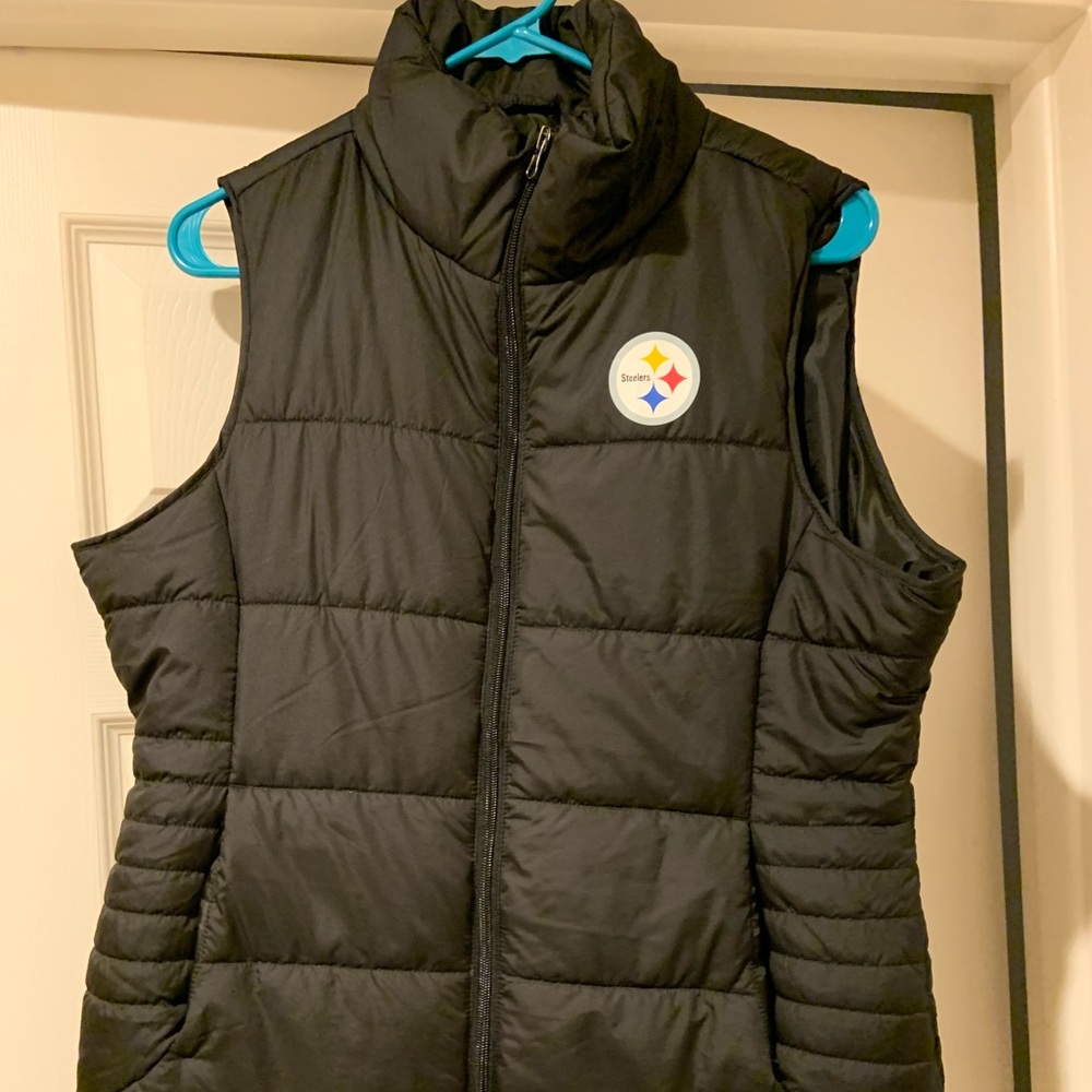 NFL Black Puffer Vest